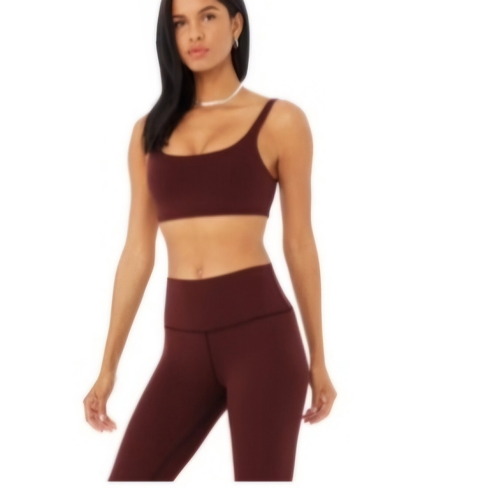 Alo burgundy houndstooth set
